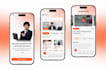 design a modern and user centered mobile app UI UX design