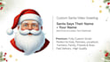 personalized santa christmas video greeting and message
