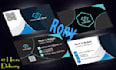 design a professional modern business card