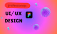 create modern website ui ux in figma professionnel web and app design
