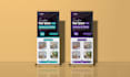 design a rollup advertising banner