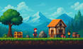 create premium pixel art environments, tilesets, props and characters