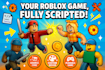develop your custom roblox game with full scripting