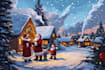 create festive holiday christmas design illustration