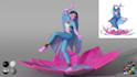 model and texture a stylized 3d character
