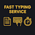 do fast typing, PDF to word, retyping, and data entry work
