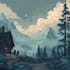 draw a landscape illustration