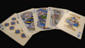 design custom card game , 54 playing card, card deck, card box and rule book