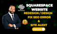 fix squarespace mobile display issues, broken layout and seo error