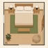 design a simple and practical room layout for your space