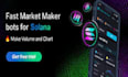 develop solana market maker bot, solana volume bot on moonshot or meteora