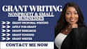 nonprofit grant writing, small business grant writing, grant proposal writing