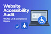 perform a full website accessibility audit wcag and UX