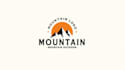 make eye catching mountain logo