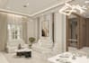 living room design and 3d rendering