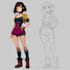 draw anime character for you