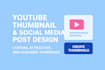 design professional youtube thumbnails