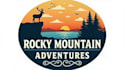 design outstanding deer and mountain logo