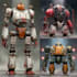 do anime style mecha robot illustrations