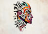 design powerful polynesian tribal tattoo sleeve