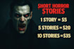 write a disturbing short horror story
