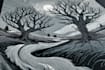 create a linocut illustration