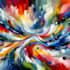 paint digital professional abstract art by hand