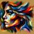 draw abstract painting art or color abstract art
