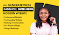 design fast generatepress website with generateblocks pro, gutenberg, kadence