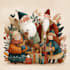 design christmas themed illustration