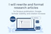 publish research articles in scopus peer reviewed journals