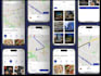 implement map navigation, live location, and distance tracking in your app