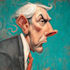 make a political cartoon art