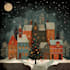 design christmas card and christmas illustration