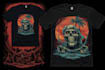 draw tshirt design with warren lotus style