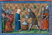 draw medieval illustration, art, miniatures