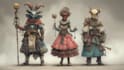 illustrate fantasy art creatures and characters