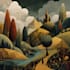 draw a landscape illustration