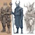 illustrate fantasy art creatures and characters