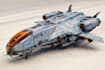making a sci fi spaceship art