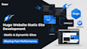 build hugo website jamstack website responsive statics website dynamic website