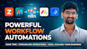create automations, n8n, made com , zapier ai automation