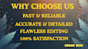 proofread, edit, grammar check and spell check english document