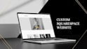 design squarespace business website and squarespace ecommerce store website