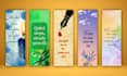 design clean, modern, and custom bookmark designs