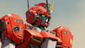 do custom digital 2d anime mecha art illustration