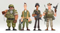 draw military themed illustrations