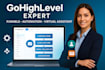build gohighlevel funnels, websites, and automations