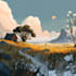 draw a landscape illustration