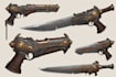 design unique weapons illustrations, assets and props